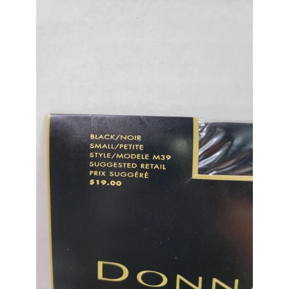 Donna Karan New York Ultra Body Toners M39 Black Small Petite Sheer Support
